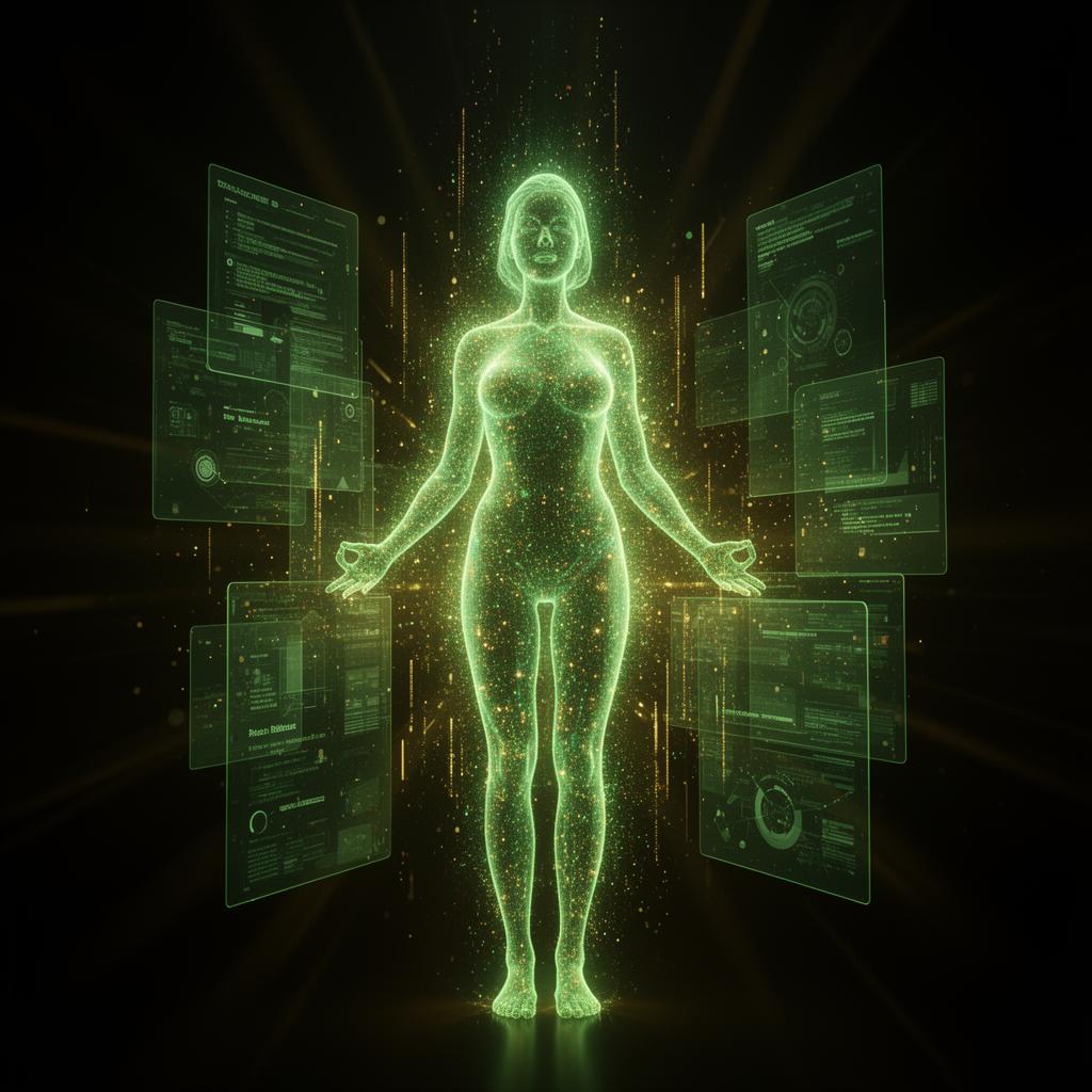 Holograma de inteligencia de bienestar